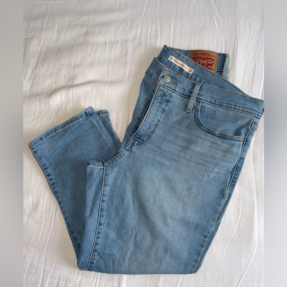 311 SHAPING SKINNY CAPRI WOMEN'S JEANS size 33